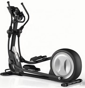 เครื่องเดินวงรีแบบพับได้สำหรับใช้งานเชิงพาณิชย์ พร้อมจอแสดงผล LED ระบบเบรกแม่เหล็ก โครงสร้างเหล็กคุณภาพสูง รับน้ำหนักได้ 10 กก. - Product Image 1