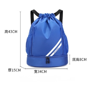 Factory <b>Promotion</b> Custom Logo Waterproof Gym Backpack <b>Bag</b> Wear-resisting Sport Gym Large <b>Travel</b> Daypack Drawstring Backpack <b>Bags</b> - Product Image 2