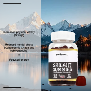 Private Label Pure Himalayan Shilajit Extract Gummies Hars Supplement Vitaminen Energie <span class=keywords><strong>Ashwagandha</strong></span> 3000Mg Goud Immuun 99% - Product Image 2