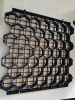 Grille de stabilisation du sol en plastique HDPE pour allée, grille de pavage en plastique pour gravier, grille de plantation d'herbe pour allée, parking