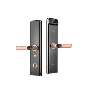 LEELEN cerradura inteligente para puerta segurança porta fechadura digital fechadura impressão digital desbloquear fechadura da porta deadbolt