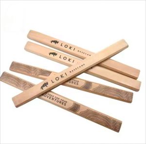 Lápices Octogonales Planos Ecológicos con Logotipo Personalizado, Lápices Promocionales de Madera Natural para Construcción, Carpintería - Product Image 1