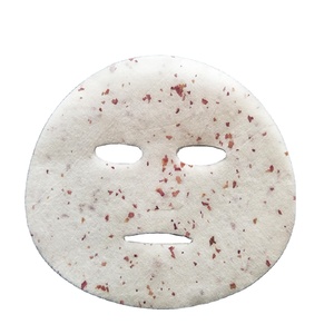 Masque en feuille non tissé <span class=keywords><strong>rose</strong></span> pétale doux, masque facial en poudre peel-off, masque sec OEM - Product Image 1