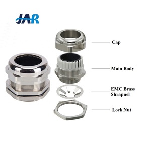Junta de Cable NPT con Rosca IP68 Impermeable, Proveedor de Juntas de Cable de Latón Niquelado EV EMC - Product Image 6