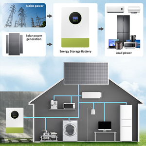 ระบบพลังงานแสงอาทิตย์แบบไฮบริดออฟกริด 5KWH 10KWH 15KWH 20KWH 10KW ยอดขายดีที่สุดในแอฟริกา พร้อมระบบ MPPT Output - Product Image 2