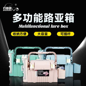 DIAOHAAHA Fishing Storage Box Portable Rod Holder Multi-Purpose Lure Fishing Box With Cup Holder For <b>Outdoor</b> Use - Product Image 4