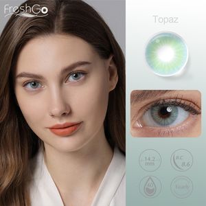 NEW Freshgo Brand HIDROCOR <span class=keywords><strong>Lentilles</strong></span> de contact <span class=keywords><strong>color</strong></span>ées 13 couleurs pour les yeux clairs <span class=keywords><strong>Lentilles</strong></span> de contact cosmétiques - Product Image 4