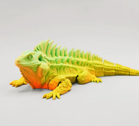 Modèle de lézard simulé imprimé en 3D, articulé, imprimé en PLA, personnalisable, disponible pour l'achat en gros, impression 3D sur mesure