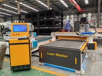 Machine de marquage laser à fibre de grand format pour miroirs de douche, gravure laser CNC 1325, sablage et revêtement de miroirs, grande taille