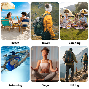 Asciugamano da Spiaggia Extra Large per Attrezzatura Subacquea, Asciugatura Rapida, Anti-Sabbia, Leggero, per Nuoto e Sport - Product Image 4