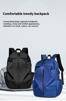 Waterproof 15.6 Inch Laptop Backpack Men Business Travel Backpack Large Capacity Multi-functional Bag with USB Charging Port