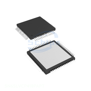 SN65LVCP418PAPT Original Electronic Component Manufacturer IC REDRIVER 8CH 4.25GBPS 64HTQFP 64 PowerTQFP Interface - Product Image 1