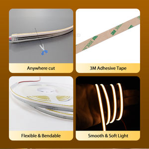 Barra de Luz LED COB CCT ADLED 2026, Luz CCT Ajustable de Corte Libre, 576 LED, Luz de Vista Lateral, DC24V, PCB de 10 mm, con Certificación CE, UL y RoHS - Product Image 4