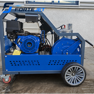 Idropulitrice Industriale ad Acqua Calda 250 Bar, Pulitore ad Alta Pressione 10kW 13HP con Motore a Benzina - Product Image 3