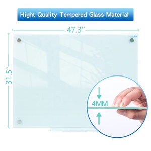 Pizarra blanca de borrado magnético seco, pizarra de <span class=keywords><strong>vidrio</strong></span> <span class=keywords><strong>para</strong></span> oficina y escuela - Product Image 5