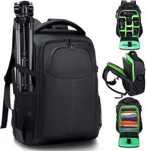 Sac à dos pour appareil photo, sac pour appareil photo pour photographes, étuis pour appareils photo reflex numériques, reflex numériques et hybrides avec housse de pluie imperméable, échantillon gratuit - Product Image 1