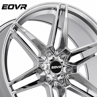 Rines EVOR Forjados OEM Cromados Cóncavos con Borde Profundo de 17 19 20 21 22 Pulgadas para Autos Deportivos AUDI, Tesla, BMW, Urus, Nissan