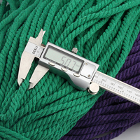 Vente en gros de fil fantaisie en coton recyclé 100% pour l'artisanat créatif du tricot