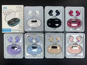 X55 TWS Không Dây Earbuds BT Không Thấm Nước Giảm Tiếng Ồn Vô Hình Mini Tai Nghe Tai Nghe Tai Nghe Tai Nghe Cho Ngủ Chơi Game Thể Thao - Product Image 2
