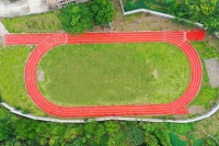 Revêtement de sol sportif composite personnalisable INOLP, piste de course en caoutchouc imperméable de haute qualité pour stades et terrains scolaires, Guangdong Runway