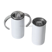 Gobelet isotherme en acier inoxydable vierge pour sublimation, 12 oz, design minimaliste, double paroi, écologique, 6-12 heures