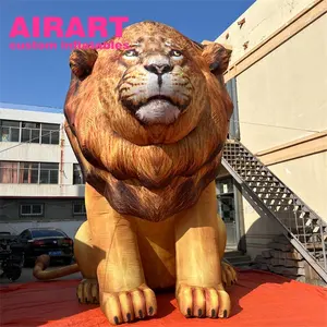 Giant inflatable animal lion balloon, cheap inflatable lion for outdoor parade events