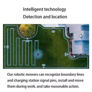 <span class=keywords><strong>Tondeuse</strong></span> à gazon robotisée automatique intelligente AKX pour jardin et cour, télécommande, batterie 5,0 Ah, 18 V, autopropulsée, peut dessiner la forme de la zone de travail - Product Image 4