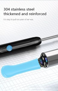 Meilleure Vente : Outil Intelligent de Nettoyage d'Oreilles avec Caméra WiFi 1080P HD, Nettoyeur d'Oreilles Sans Fil, Kit de 12 Embouts en Silicone - Product Image 5