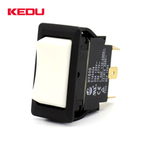 KEDU DESSUS SUR L'INVERSEUR DPDT Momentané Blanc Couleur 3 Voies Interrupteur À Bascule Avec UL TUV Approbation CE HY60D