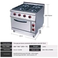 Cuisinière à gaz industrielle XY en acier inoxydable de qualité commerciale pour restaurant, fourneau de cuisine, état neuf, fabriqué en Chine