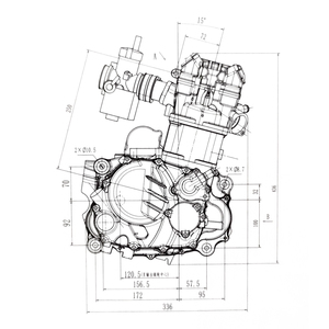 Motore ZONGSHEN CB300S raffreddamento ad acqua motore a 4 tempi motore monocilindrico per moto Dirt <span class=keywords><strong>Bike</strong></span>