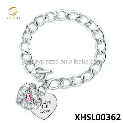 Pulseira de prata esterlina 925 snaffle exclusiva, bracelete de snaffle