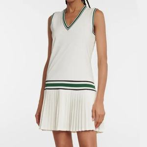 Vestido de Golf Plisado de Alta Calidad Personalizable, Ropa de Tenis de Secado Rápido y Alta Elasticidad para Mujer - Product Image 1