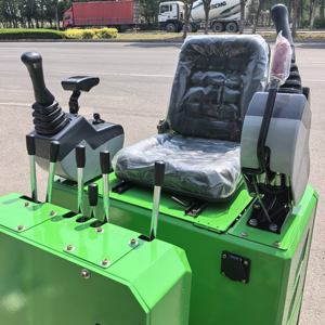 Mini excavadora Excavadora eléctrica multifunción con cabina CE/EPA/Euro 5 Motor potente Excavadora piloto hidráulica Granja Huerto - Product Image 5