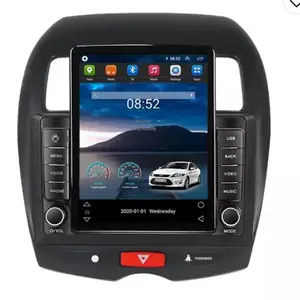 Tesla Stijl Android Dvd-Speler Voor Mitsubishi Asx 2010-2016 Auto Video Gps Navi Fm Carplay Split-Screen Autoradio Autoradio 4G