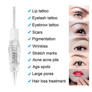 Aguja <span class=keywords><strong>de</strong></span> tatuaje Cartucho <span class=keywords><strong>de</strong></span> tornillo desechable Aguja Micropigmentación Maquillaje permanente Tatuaje Ceja Labios Pluma <span class=keywords><strong>Agujas</strong></span> - Product Image 6