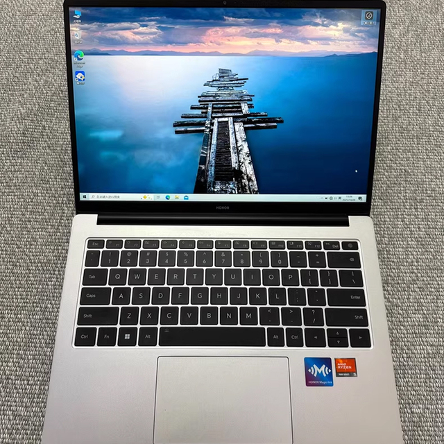 Powerful Honor Laptop MagicBook X14 2024 AMD Processor R5-7640HS 16GB 512GB 14inch Business Personal Computer 2-in-1 Fingerprint