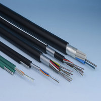 Câble à fibre optique blindé à bande d'acier monomode GYTS 12/24 fibres pour extérieur/aération, résistant aux rongeurs - Vente directe usine et personnalisable