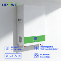 Batterie LiFePO4 ULi Power 51,2V 100Ah-200Ah, stockage d'énergie domestique haute tension pour système solaire
