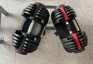 Gym Equipment 24kg Adjustable <b>Dumbbell</b> Free Weights Pure Steel-coated <b>Dumbbell</b> Set Combination Anti-Slip Nylon Handle Men - Product Image 3