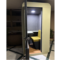 Cabine d'enregistrement acoustique moderne et écologique, isolation phonique, pour bureau à domicile, appartement ou bureau – Approvisionnement direct usine