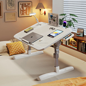Integrated Bed and Table Simple Adjustable Aluminum Folding Lazy Laptop <strong>Desk</strong> for Home <strong>Bedroom</strong> <strong>Small</strong> Computer Stall - Product Image 3