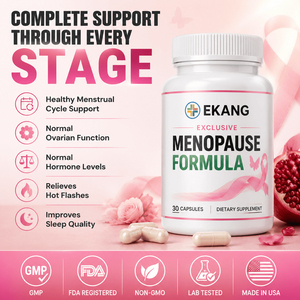 Suplementos de Isoflavonas de Soya al por Mayor para Mujeres, Cápsulas de Black Cohosh para los Sintomas de la Menopausia - Product Image 1