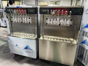 5 7 Flavors Soft Serve <b>Ice</b> <b>Machine</b> New Type Commercial Digital Multi Flavor Maker Italy - Product Image 4