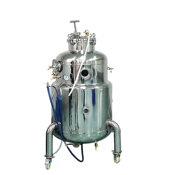 Tanque de cultivo de setas de acero inoxidable Cilindro de fermentación de cultivo líquido