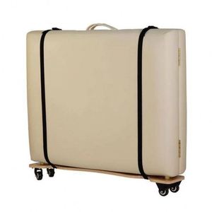 Sacs d'extérieur BSCI fabriqués par un fabricant réel, sac de transport pliable et réglable pour table de massage noire, vente en gros - Product Image 1