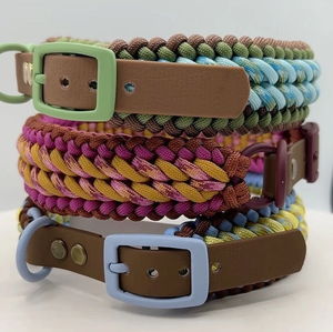 Paracord Halsband En Leiband Set Met Zware Hondenriem Voor Kleine Middelgrote Honden - Product Image 6