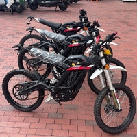 Moto tout-terrain électrique ZONSEN EX2 72V 4000W avec batterie 74V 32Ah, cadre en alliage d'aluminium et amortisseur central