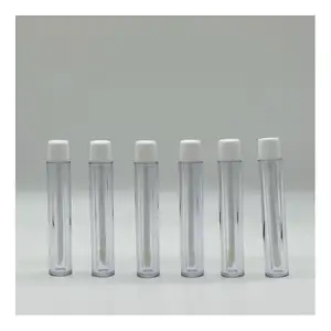 Kapaklı dudak parlatıcısı tüpleri plastik Cosmet toptan dudak parlatıcısı alüminyum-plastik Cosmet dudak parlatıcısı şişeleri 25 Empti Cosmet tüp