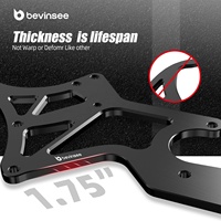 Support de montage serpentin BEVINSEE pour moteur LS, conversion d'alternateur et de pompe de direction assistée pour Chevrolet LS1 LS2 LS3 LS6 LS7 pour GM